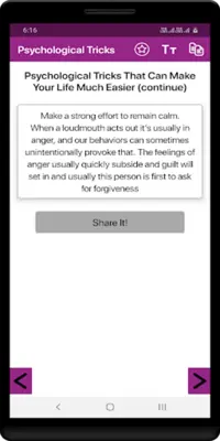 Psychological Tricks android App screenshot 1